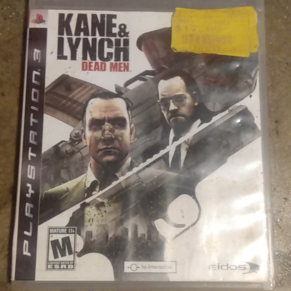 Kane &Lynch Playstation 3 game